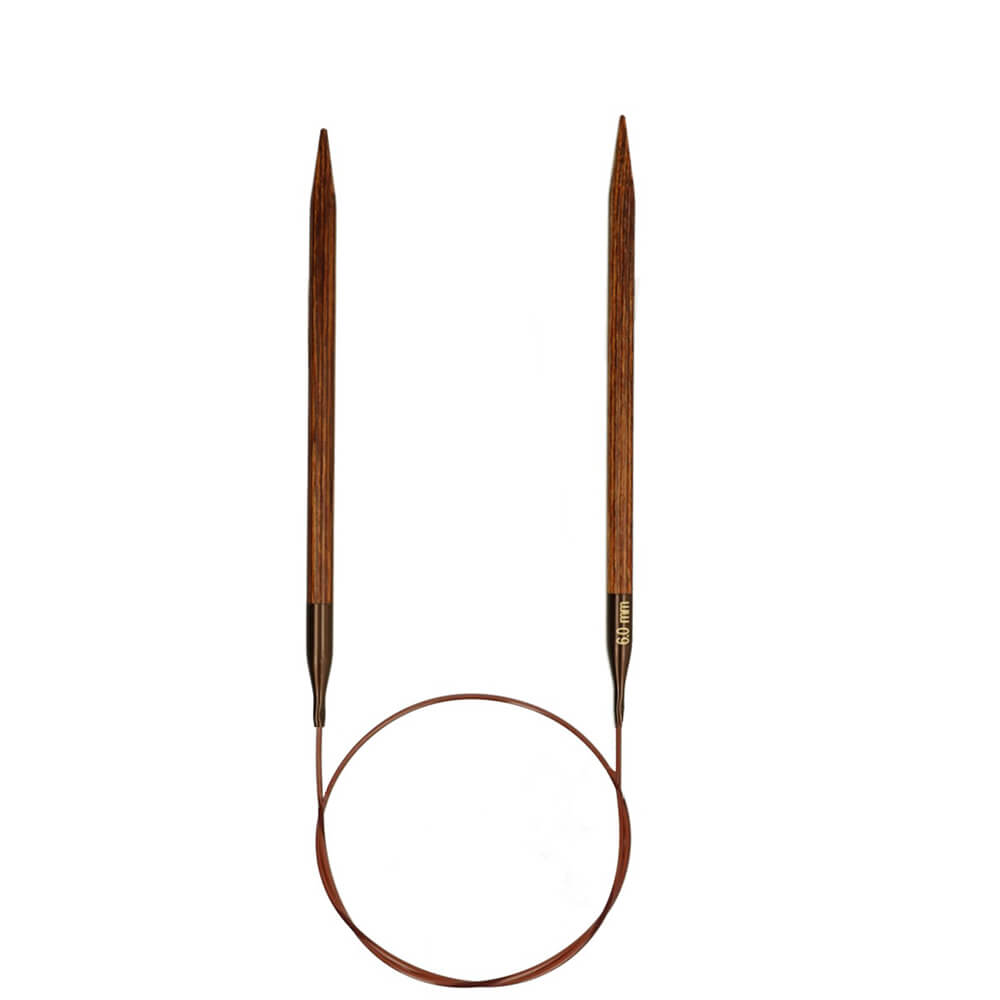 KnitPro Ginger Rundstricknadeln, Farbe 60cm 6,00 mm – Holz bei Lieblingsgarn