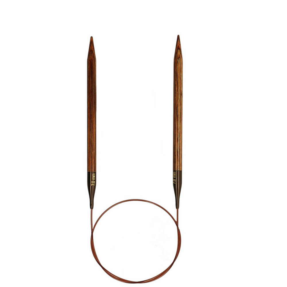 KnitPro Ginger Rundstricknadeln, Farbe 60cm 7,00 mm – Holz bei Lieblingsgarn
