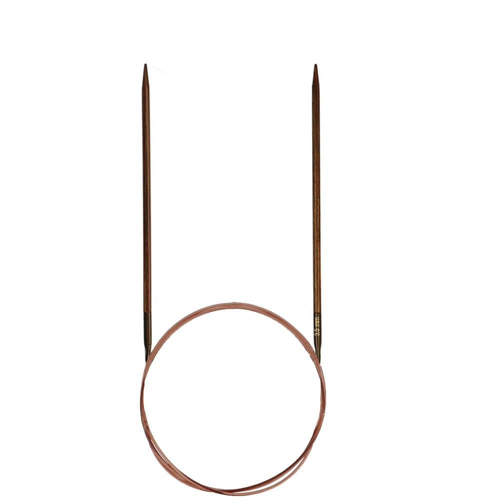 KnitPro Ginger Rundstricknadeln, Farbe 80cm 3,50 mm – Holz bei Lieblingsgarn