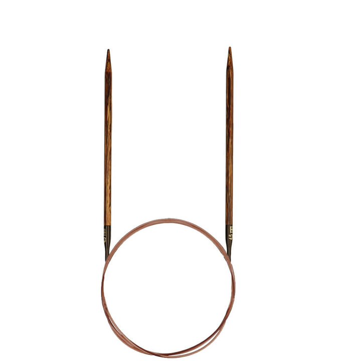 KnitPro Ginger Rundstricknadeln, Farbe 80cm 4,50 mm – Holz bei Lieblingsgarn