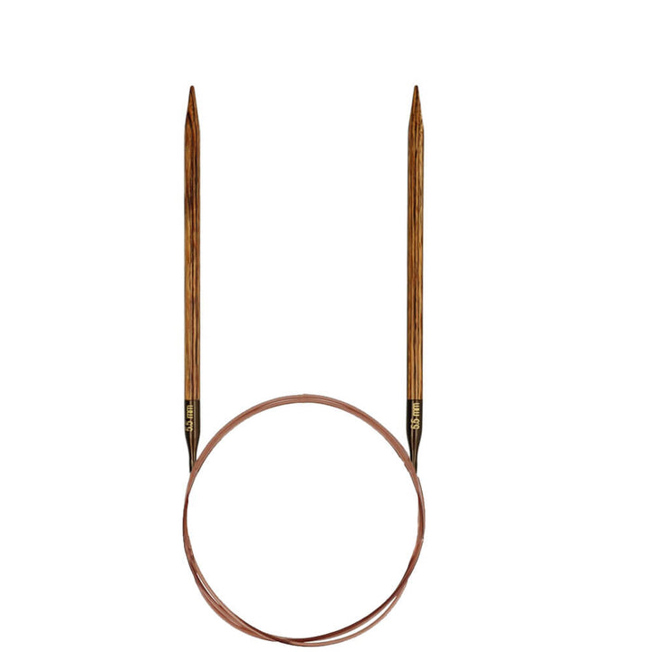 KnitPro Ginger Rundstricknadeln, Farbe 80cm 5,50 mm – Holz bei Lieblingsgarn