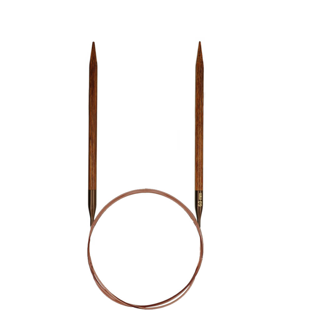 KnitPro Ginger Rundstricknadeln, Farbe 80cm 6,00 mm – Holz bei Lieblingsgarn