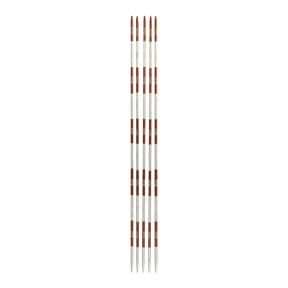 KnitPro SmartStix Strumpfstricknadeln, Farbe 20 – Metall bei Lieblingsgarn