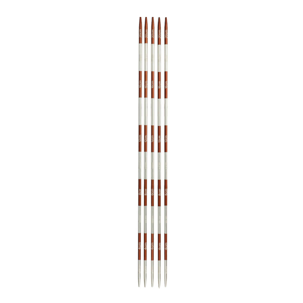 KnitPro SmartStix Strumpfstricknadeln, Farbe 20 – Metall bei Lieblingsgarn