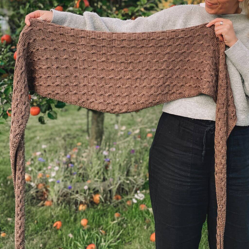 Katharina Lehmann Tuch Hazelnut Shawl Strickanleitung - Rina Lehmann (PDF) bei bei bei bei Lieblingsgarn