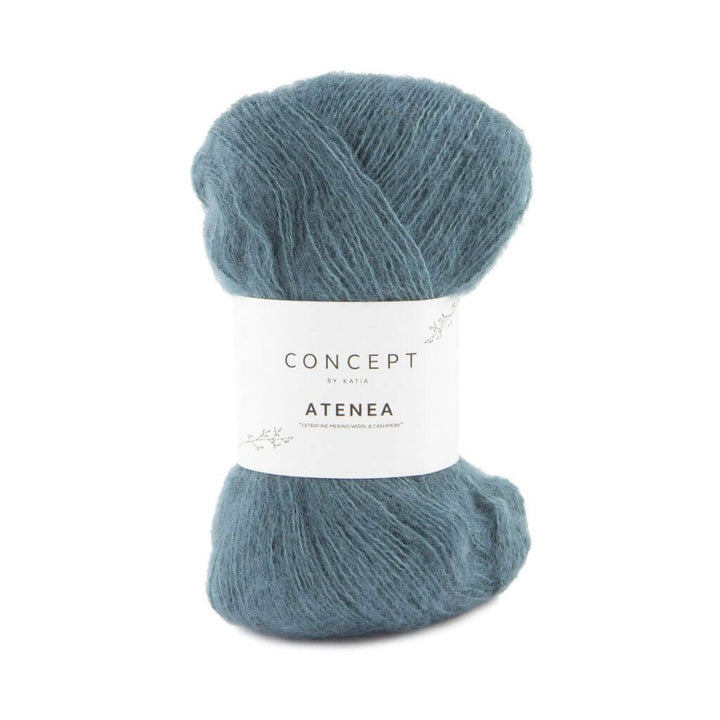 Katia Concept Atenea, Farbe 87 Grünblau – Baumwolle, Kaschmir und Merino bei Lieblingsgarn