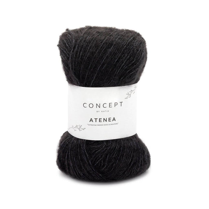 Katia Concept Atenea, Farbe 97 Schwarz – Baumwolle, Kaschmir und Merino bei Lieblingsgarn