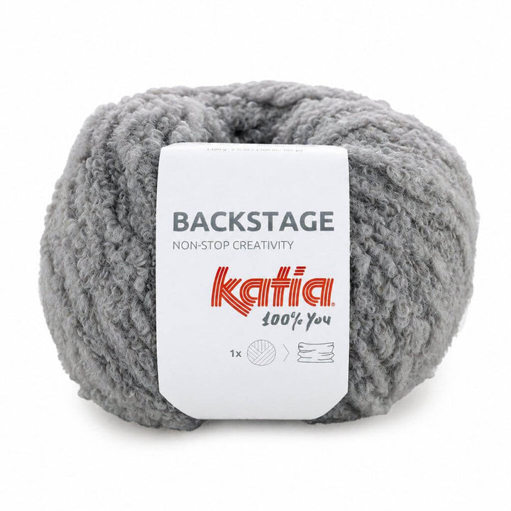 Katia Backstage, Farbe 0102 Dunkelgrau – Schurwolle und Synthetik bei Lieblingsgarn