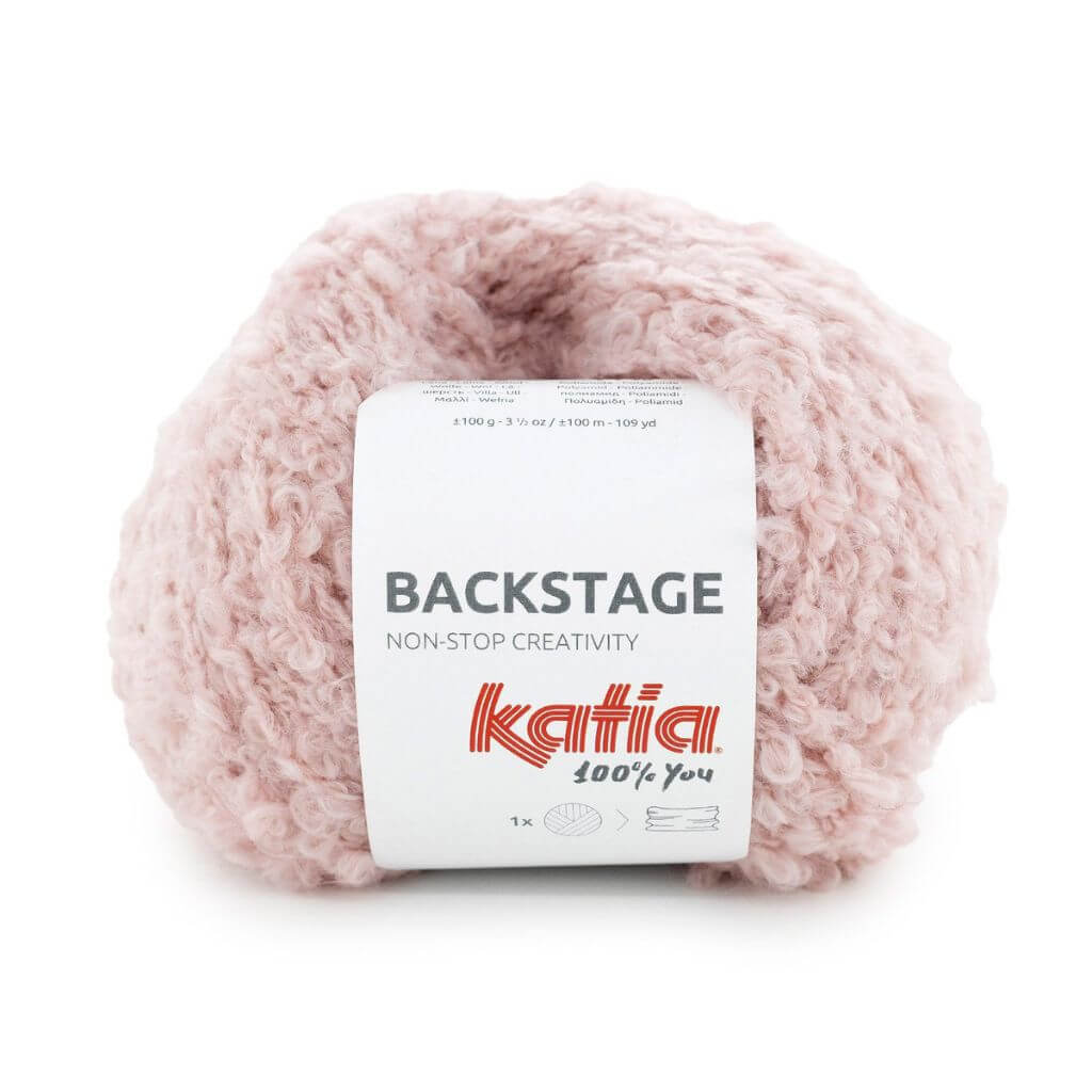 Katia Backstage, Farbe 0105 Rosé – Schurwolle und Synthetik bei Lieblingsgarn