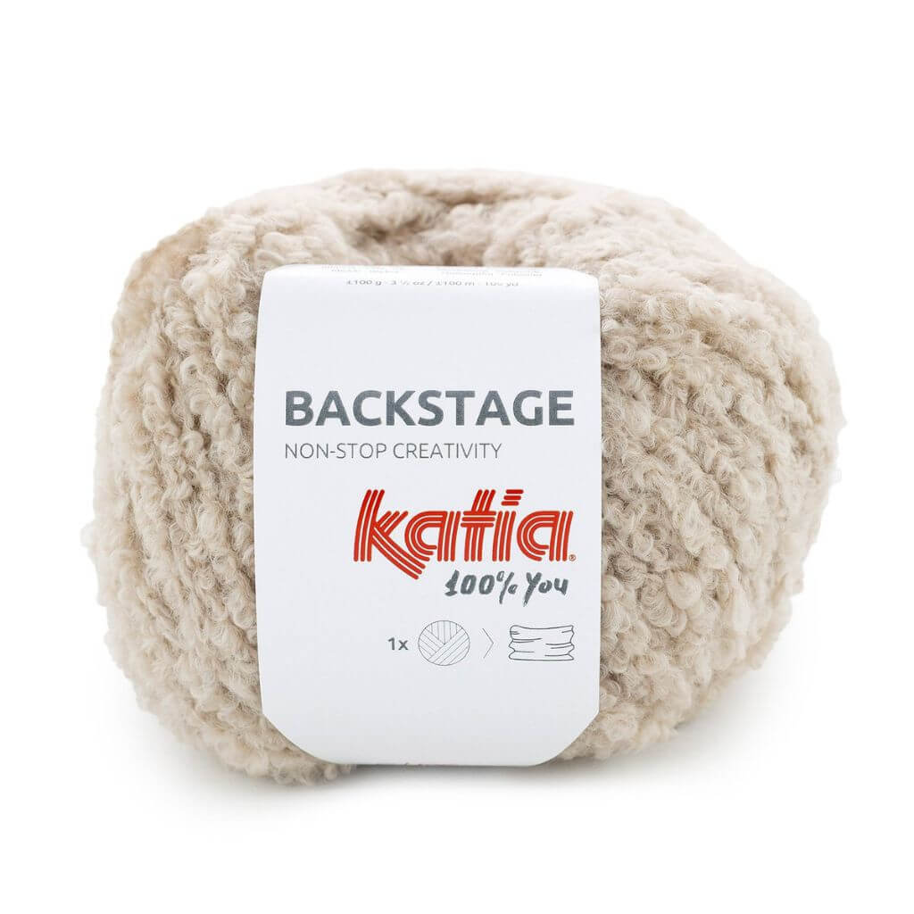 Katia Backstage, Farbe 0106 Steingrau – Schurwolle und Synthetik bei Lieblingsgarn