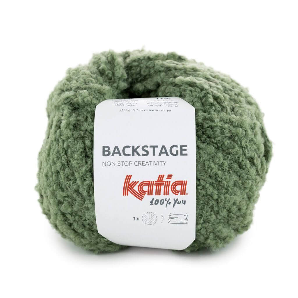 Katia Backstage, Farbe 0113 Khaki – Schurwolle und Synthetik bei Lieblingsgarn