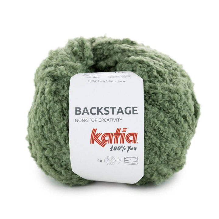 Katia Backstage, Farbe 0113 Khaki – Schurwolle und Synthetik bei Lieblingsgarn