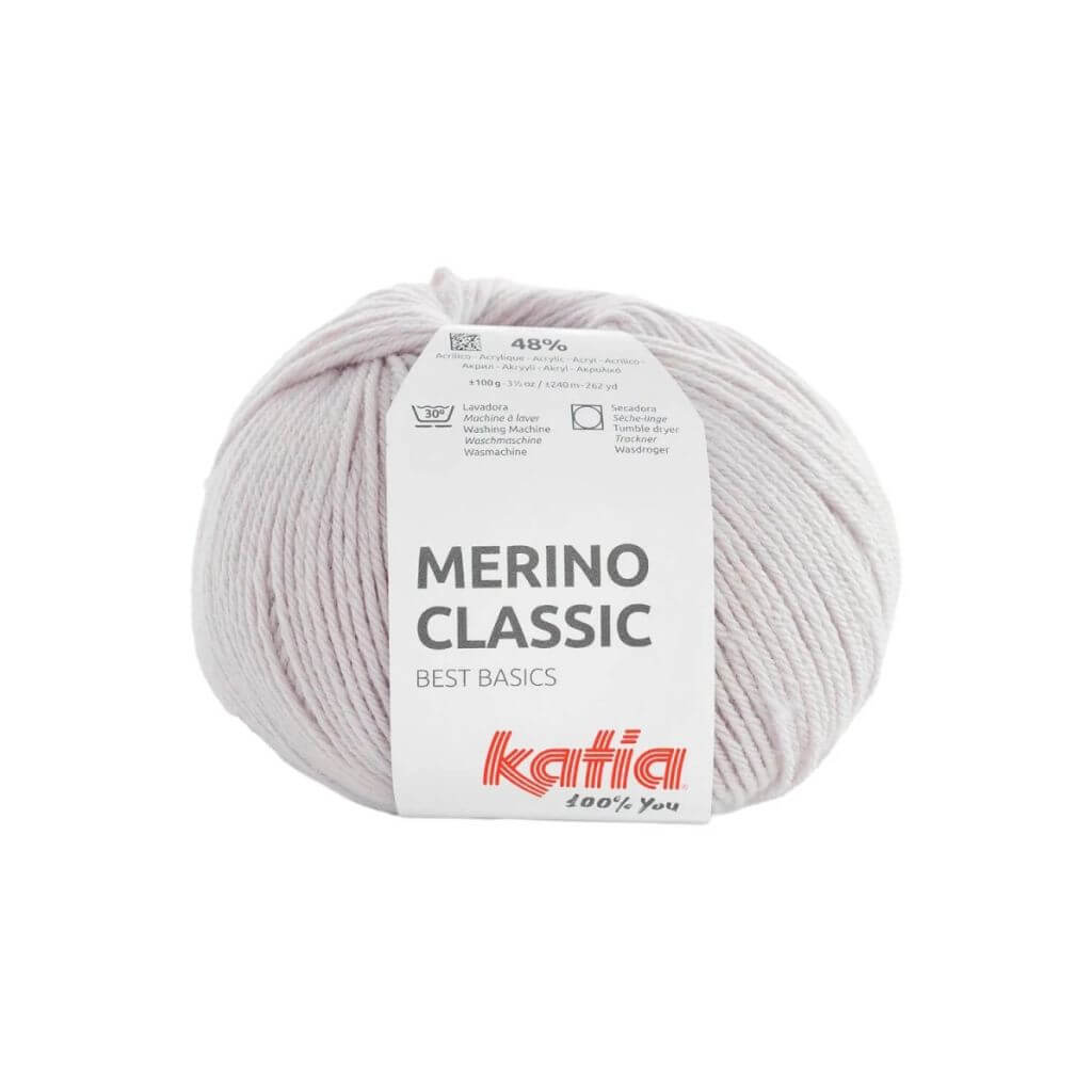Katia Basic Merino, Farbe 0109 Malvenfarbig gepudert – Schurwolle und Synthetik bei Lieblingsgarn