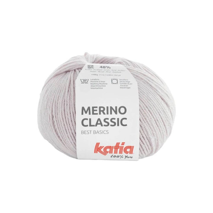 Katia Basic Merino, Farbe 0109 Malvenfarbig gepudert – Schurwolle und Synthetik bei Lieblingsgarn