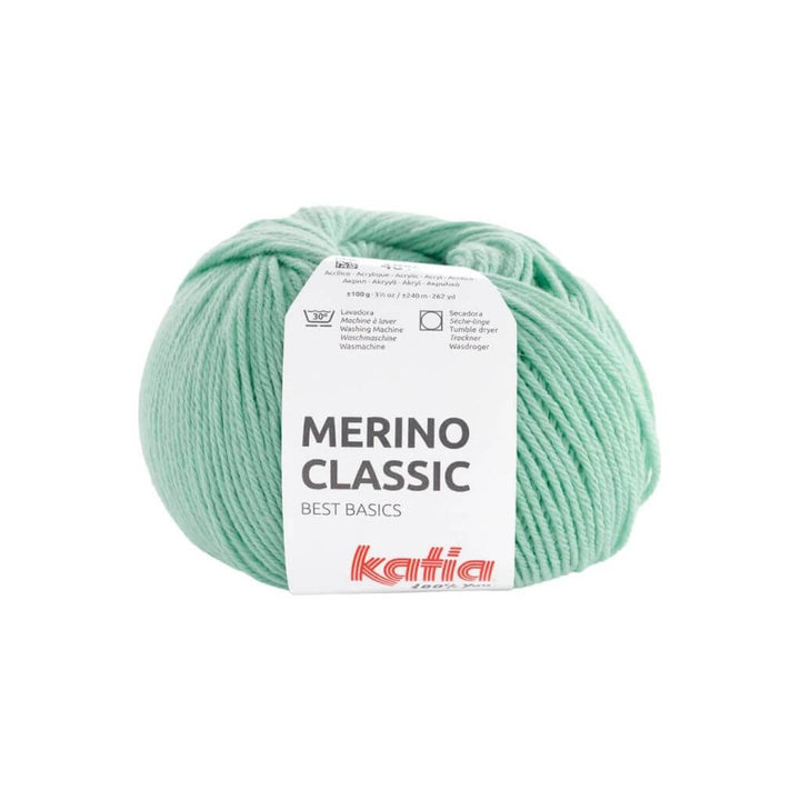 Katia Basic Merino, Farbe 0111 Blaugrün – Schurwolle und Synthetik bei Lieblingsgarn