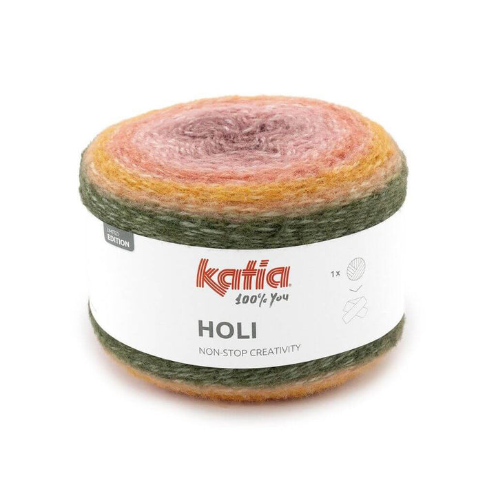 Katia Holi, Farbe 0504 Khaki Orange Rosé – Schurwolle und Synthetik bei Lieblingsgarn