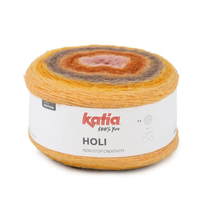 Katia Holi, Farbe 0509 Ocker Rostrot Rosé – Schurwolle und Synthetik bei Lieblingsgarn