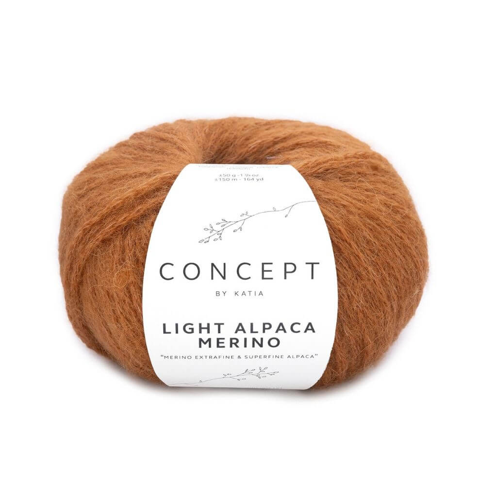 Katia Concept Light Alpaca Merino, Farbe 207 Braun – Alpaka, Schurwolle und Synthetik bei Lieblingsgarn