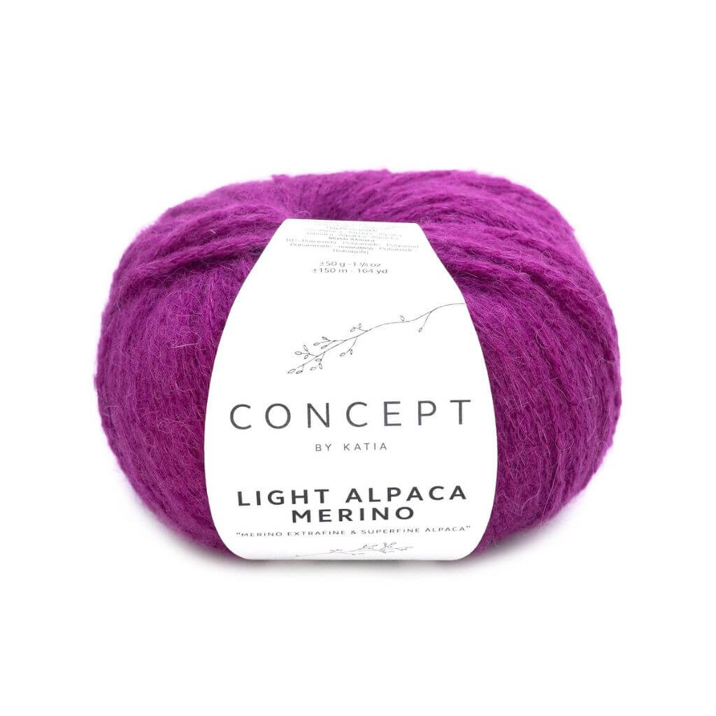 Katia Concept Light Alpaca Merino, Farbe 212 Lila – Alpaka, Schurwolle und Synthetik bei Lieblingsgarn