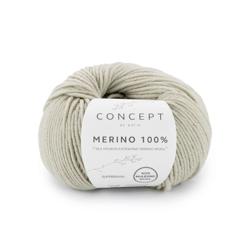 Katia Concept Merino 100 %, Farbe 102 Salbei – Merino bei Lieblingsgarn