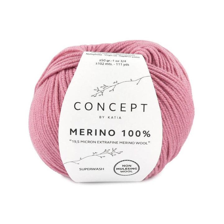 Katia Concept Merino 100 %, Farbe 37 Rosé – Merino bei Lieblingsgarn