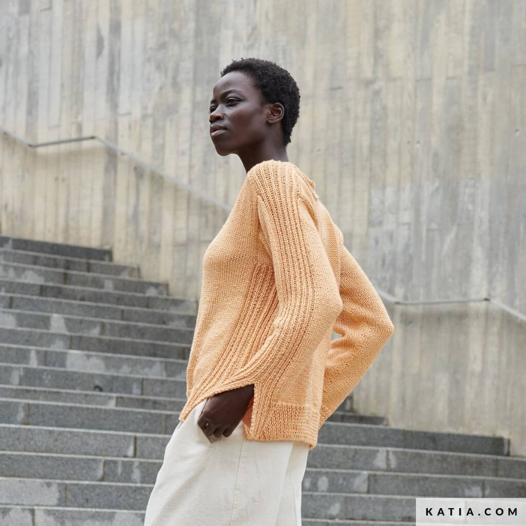 Katia Pullover mit V-Ausschnitt Strickanleitung - Katia (Heft) bei bei bei bei Lieblingsgarn
