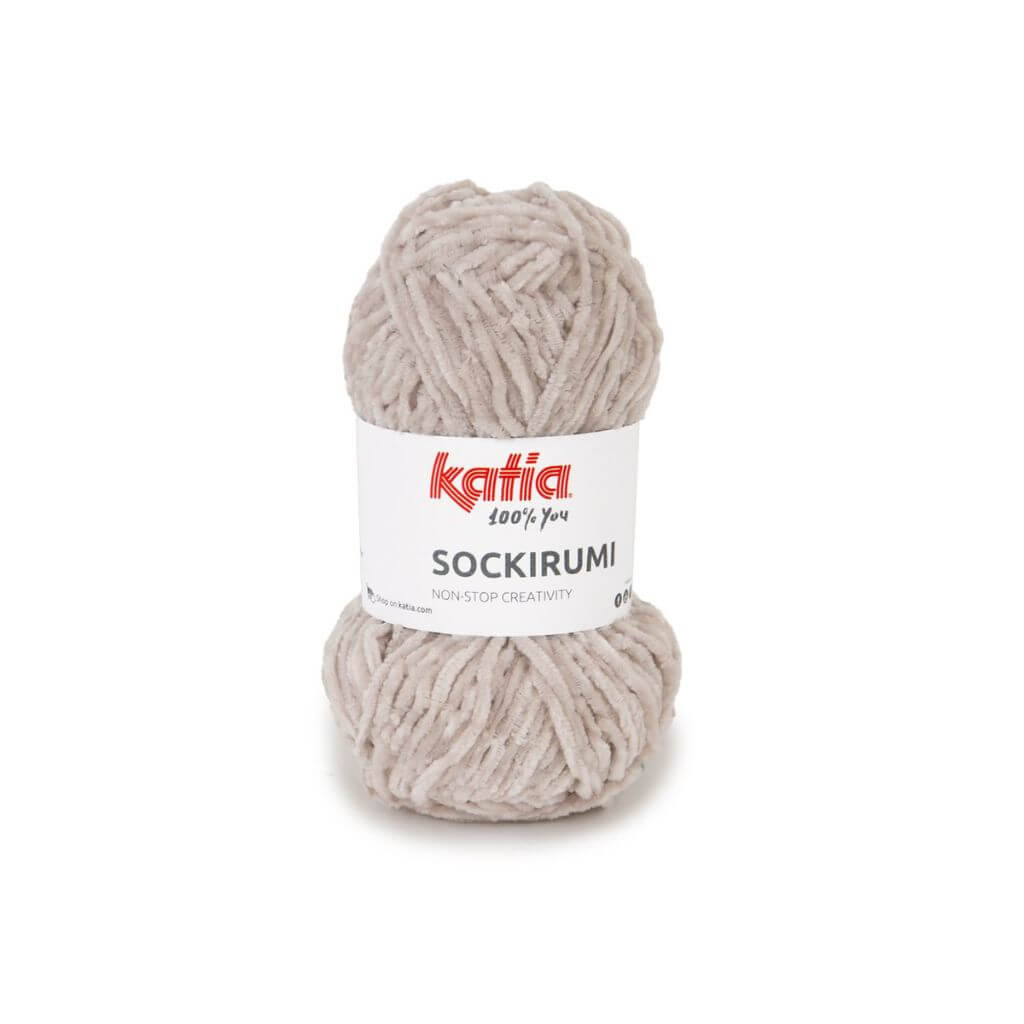 Katia Sockirumi, Farbe 0107 Hellgrau – Synthetik bei Lieblingsgarn