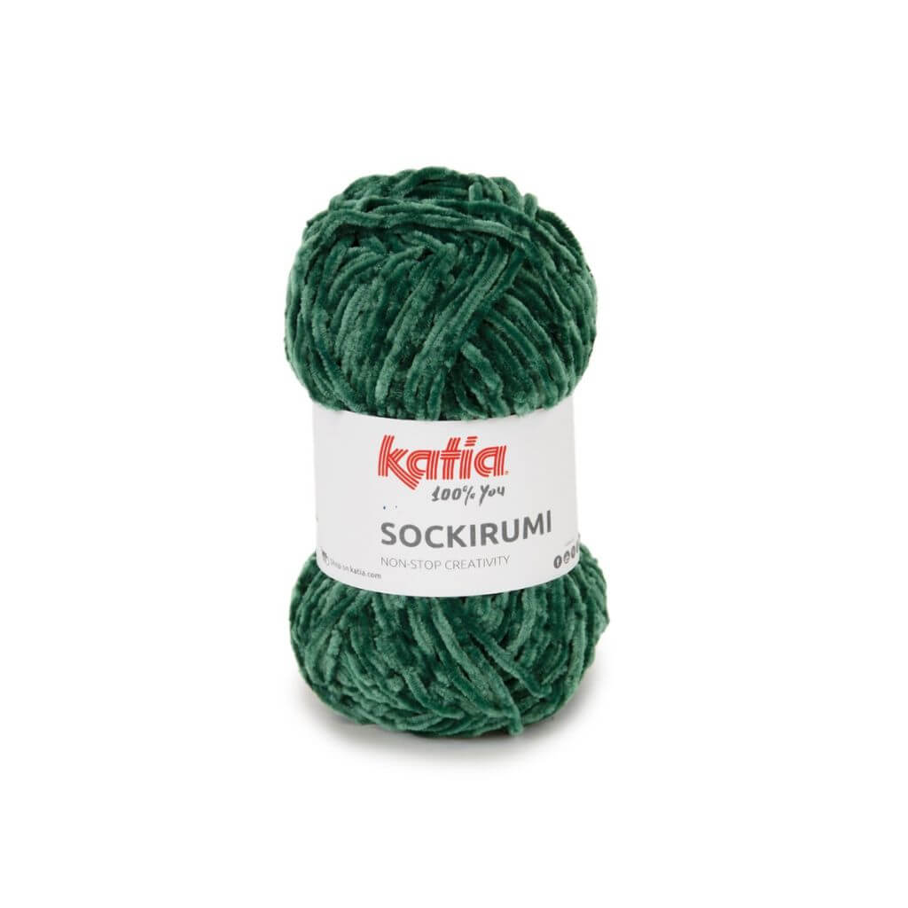 Katia Sockirumi, Farbe 0109 Flaschengrün – Synthetik bei Lieblingsgarn