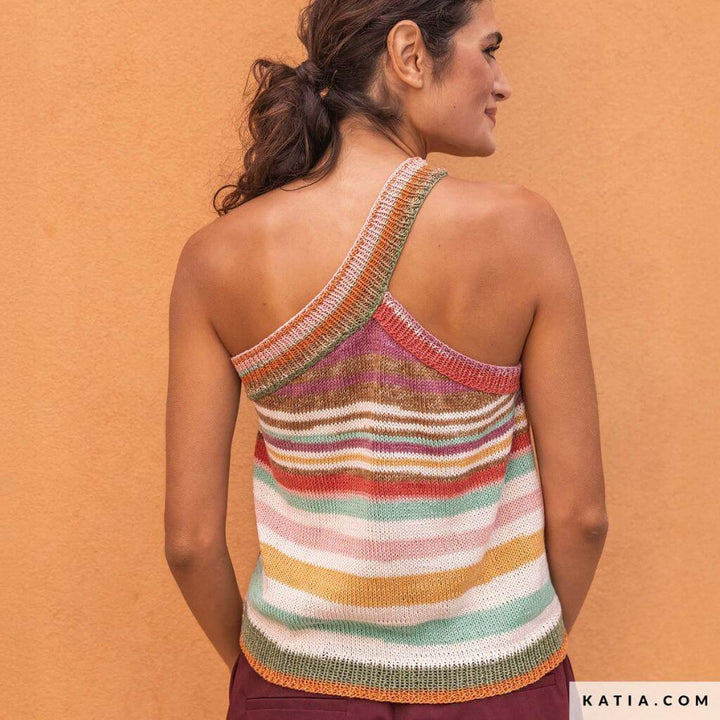 Katia Top mit einem Träger Strickanleitung - Katia (Heft) bei bei bei bei Lieblingsgarn