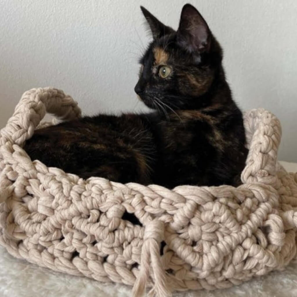 Durable Pattern Katzenkörbe Makramee Durable Rope (PDF) bei bei bei bei Lieblingsgarn