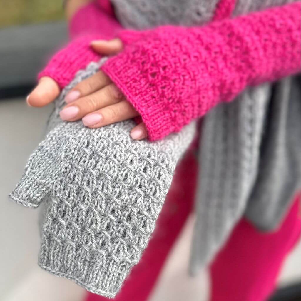 Kerstin Ritter Handstulpen Ros fingerless mittens Strickanleitung - Kerstin Ritter (PDF) Lieblingsgarn