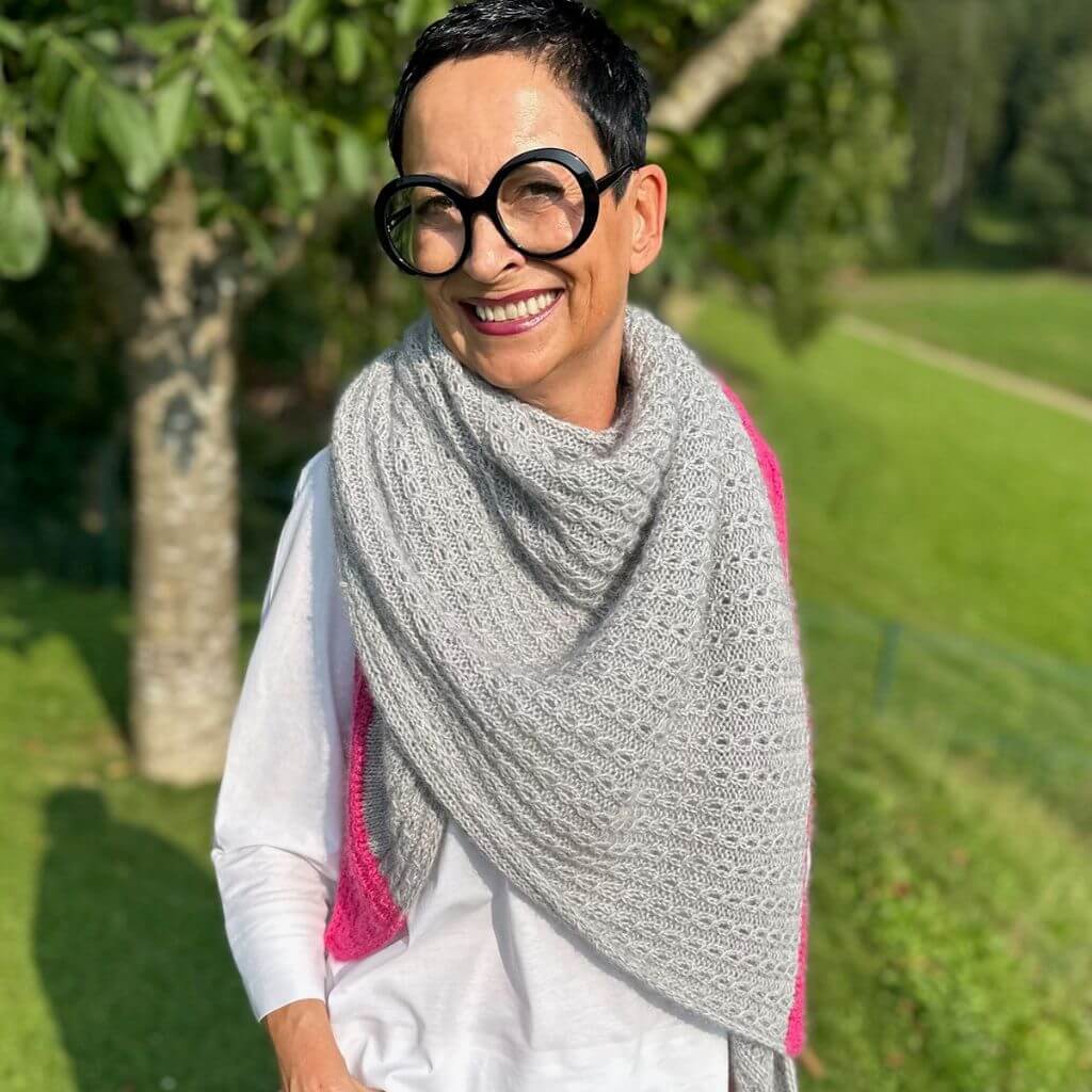 Kerstin Ritter Schal Ros V-Shawl Strickanleitung - Kerstin Ritter (PDF) bei bei bei bei Lieblingsgarn
