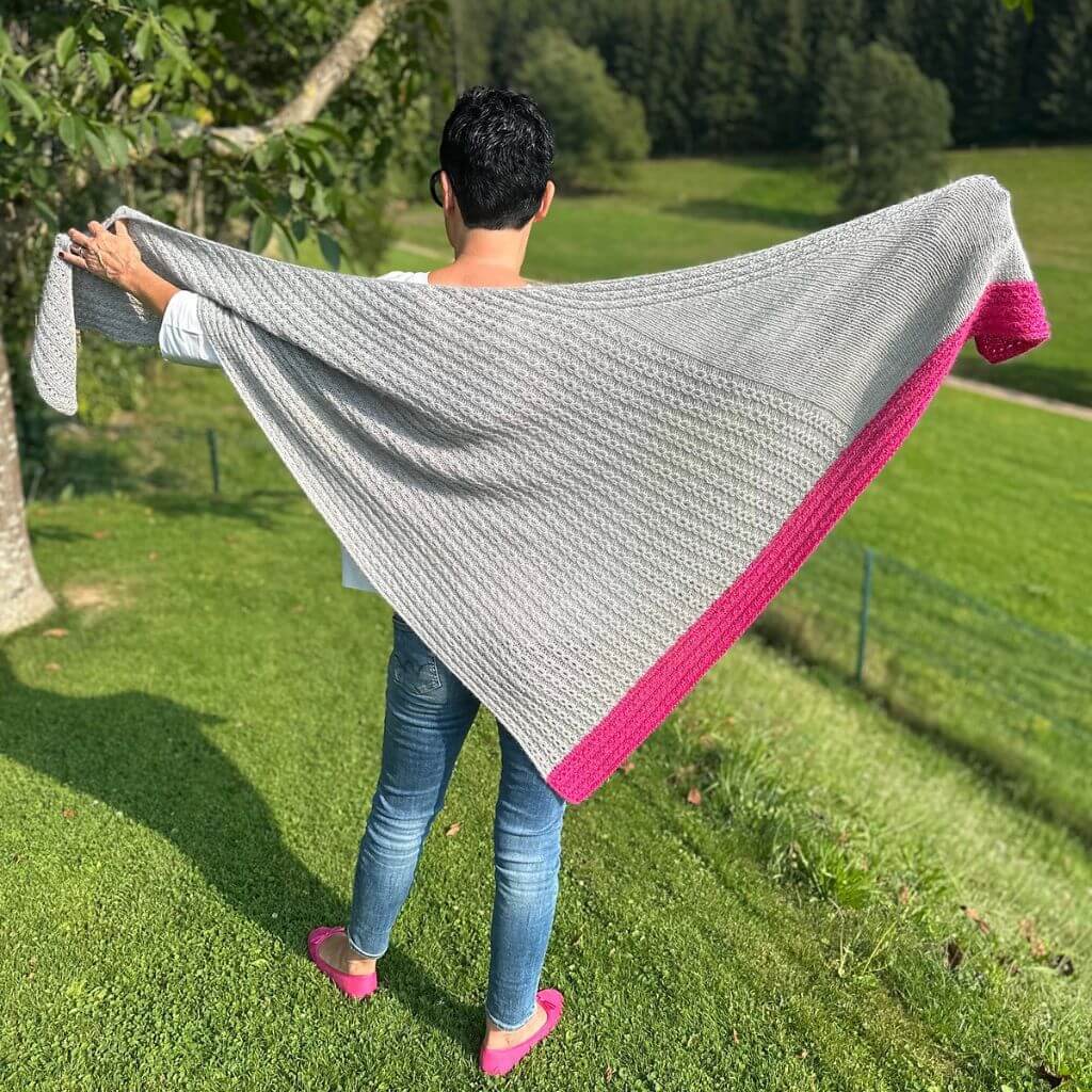 Kerstin Ritter Schal Ros V-Shawl Strickanleitung - Kerstin Ritter (PDF) bei bei bei bei Lieblingsgarn
