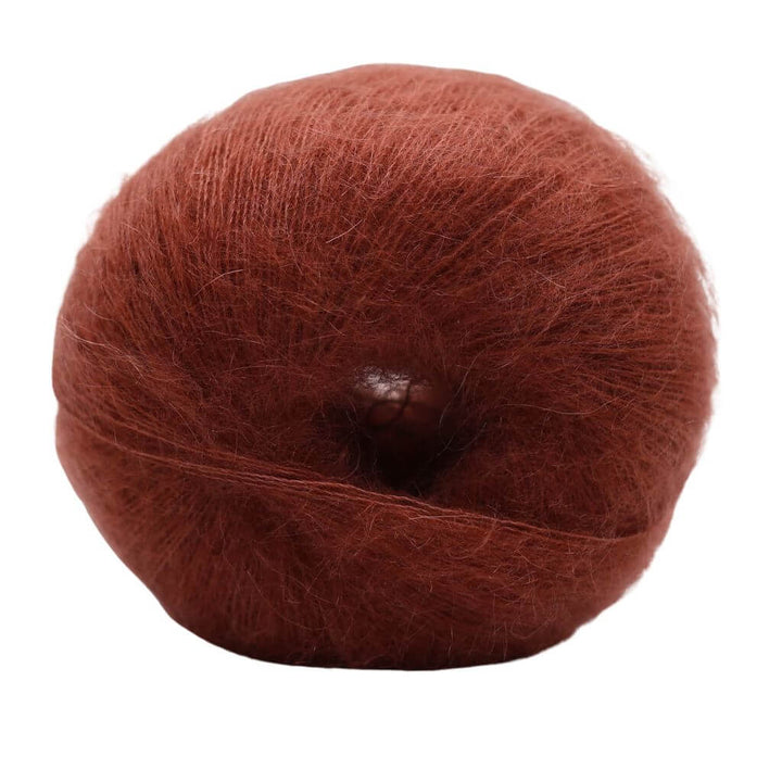 Kremke Kid Cotton, Farbe 05 Marsala Brown – Baumwolle und Mohair bei Lieblingsgarn