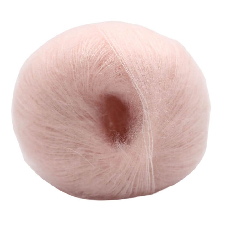 Kremke Kid Cotton, Farbe 10 Powder Pink – Baumwolle und Mohair bei Lieblingsgarn