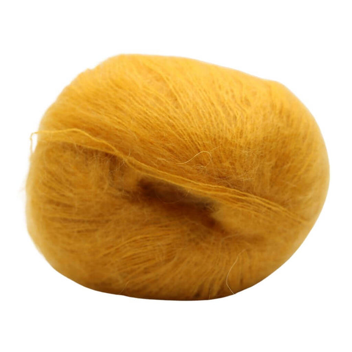 Kremke Kid Cotton, Farbe 13 Golden Yellow – Baumwolle und Mohair bei Lieblingsgarn