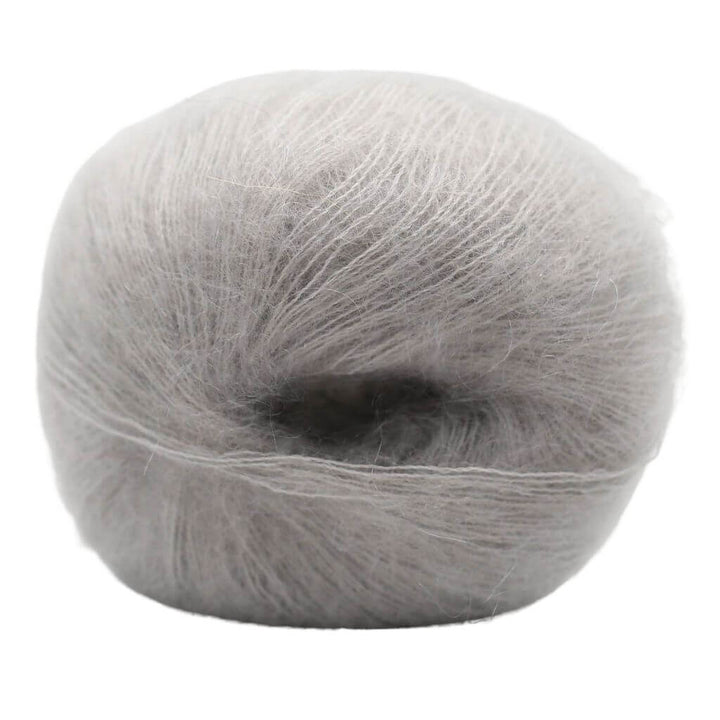 Kremke Kid Cotton, Farbe 27 Light Grey – Baumwolle und Mohair bei Lieblingsgarn