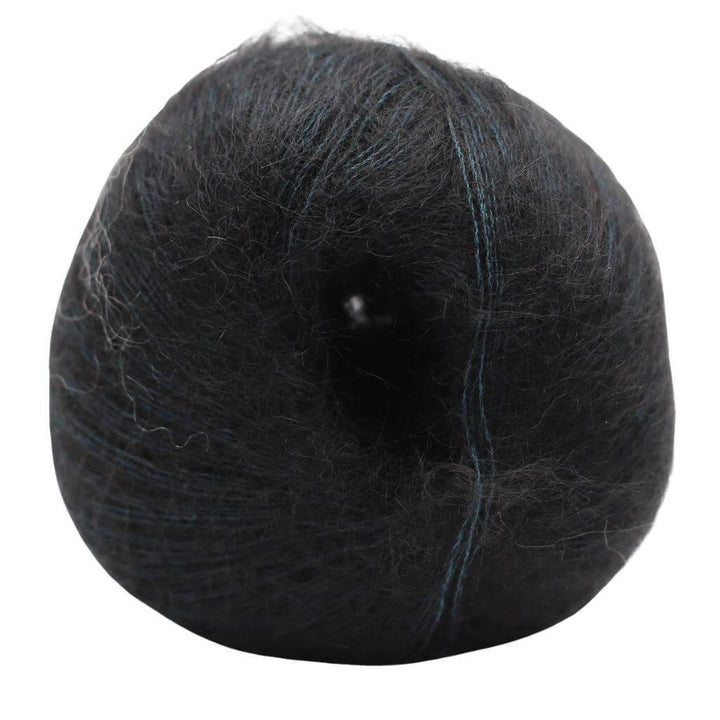 Kremke Kid Cotton, Farbe 31 Black – Baumwolle und Mohair bei Lieblingsgarn