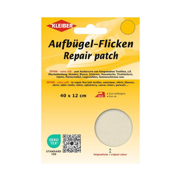 Kleiber Aufbügel-Flicken Großpack, Farbe 16 Creme – Baumwolle bei Lieblingsgarn