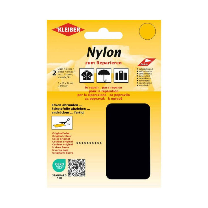 Kleiber Nylon-Flicken, Farbe 39 Schwarz – Synthetik bei Lieblingsgarn