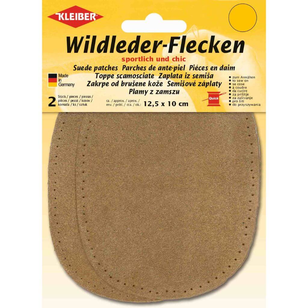 Kleiber Wildleder-Flicken, Braun bei bei bei bei Lieblingsgarn
