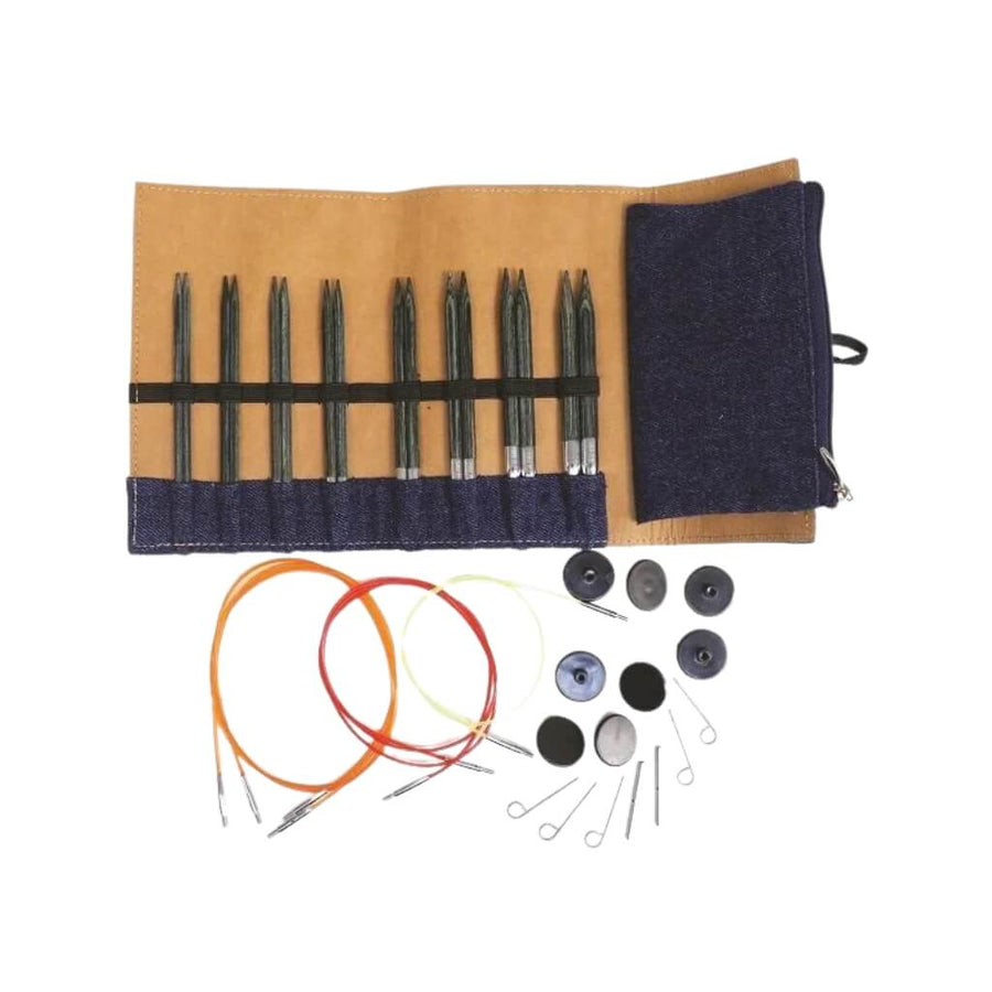 KnitPro Nadelspitzen-Set Indigo 128 mm Lieblingsgarn