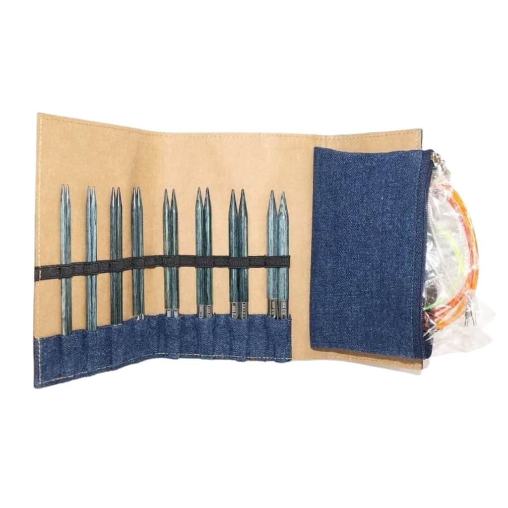 KnitPro KnitPro Nadelspitzen-Set Indigo 128 mm Lieblingsgarn