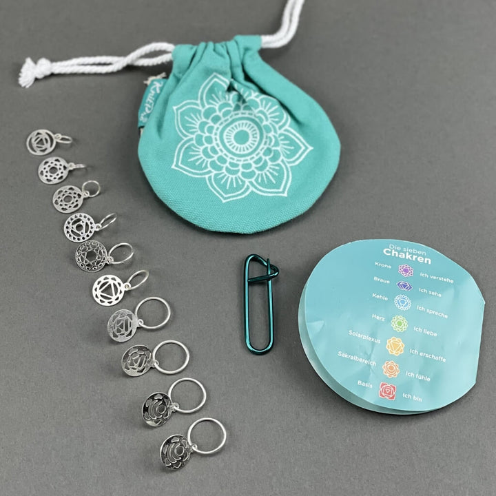 KnitPro Mindful Chakra Maschenmarkierer 10 Stück bei bei bei bei Lieblingsgarn
