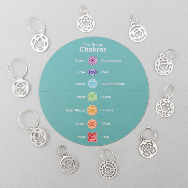 KnitPro Mindful Chakra Maschenmarkierer 10 Stück bei bei bei bei Lieblingsgarn