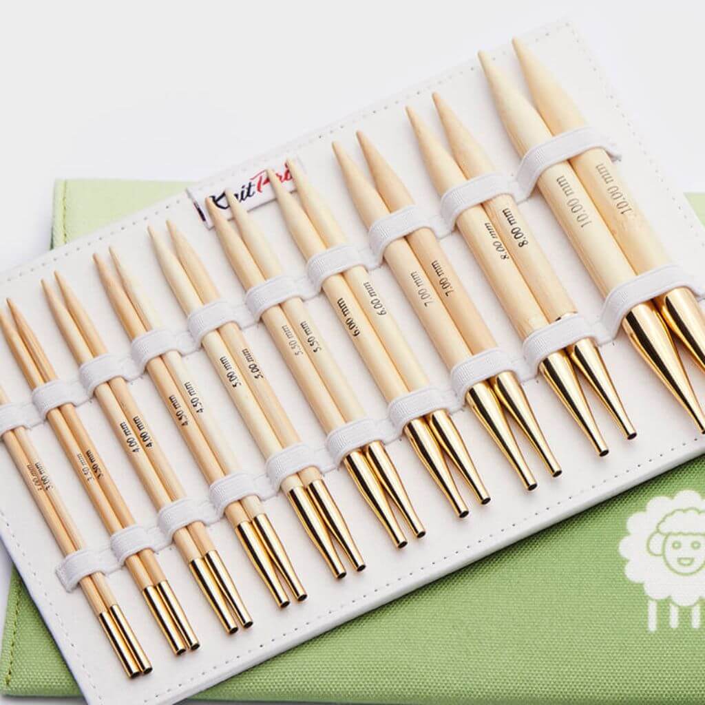 KnitPro Bamboo Deluxe Nadelspitzen Set bei bei bei bei Lieblingsgarn