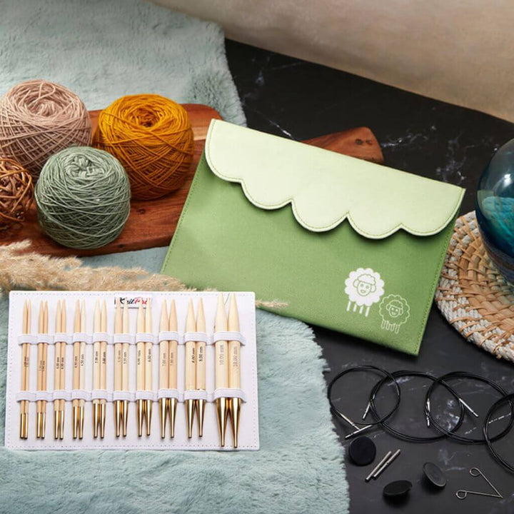 KnitPro Bamboo Deluxe Nadelspitzen Set bei bei bei bei Lieblingsgarn