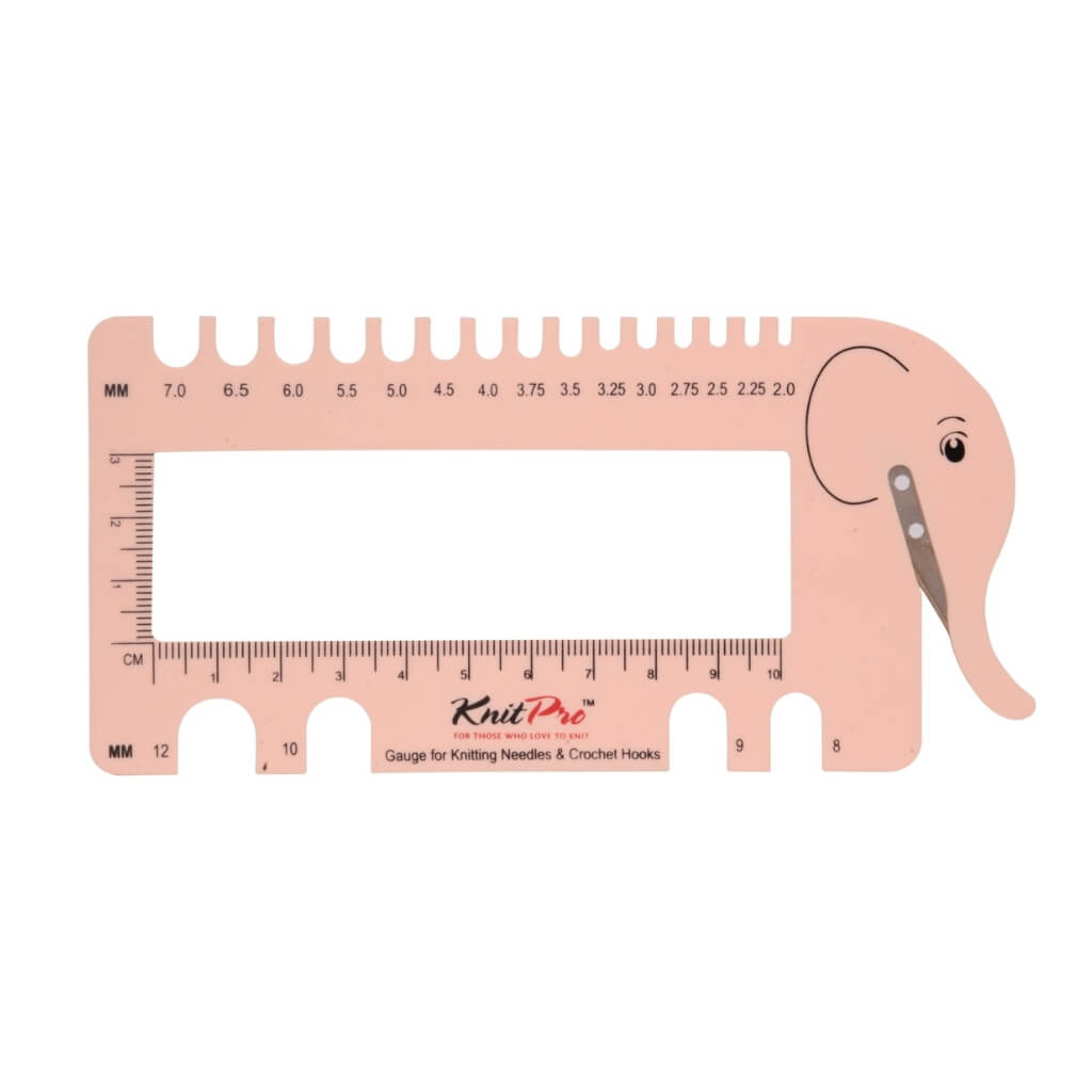 KnitPro Nadelmaß Elefant rosa bei bei bei bei bei bei bei Lieblingsgarn