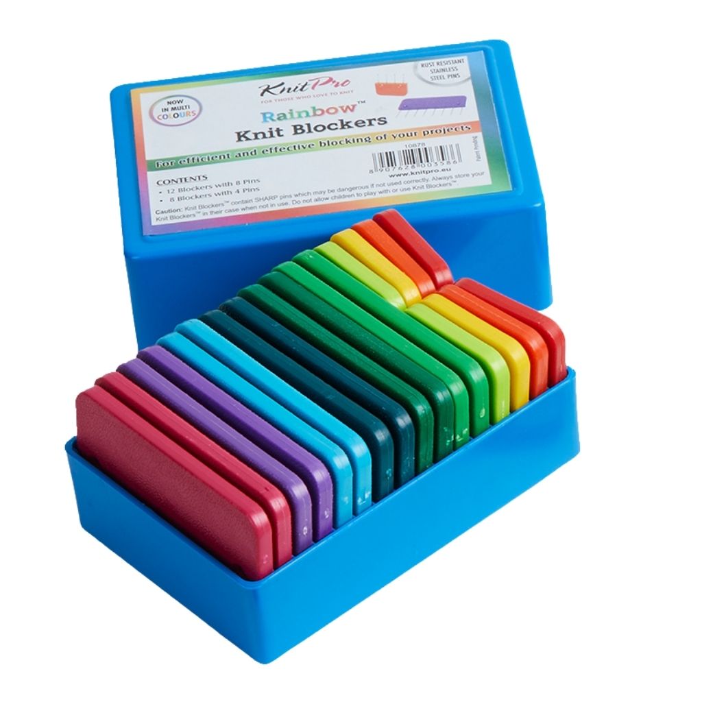 KnitPro KnitPro Kammnadeln Regenbogen - Zum Spannen von Lace Projekten Lieblingsgarn