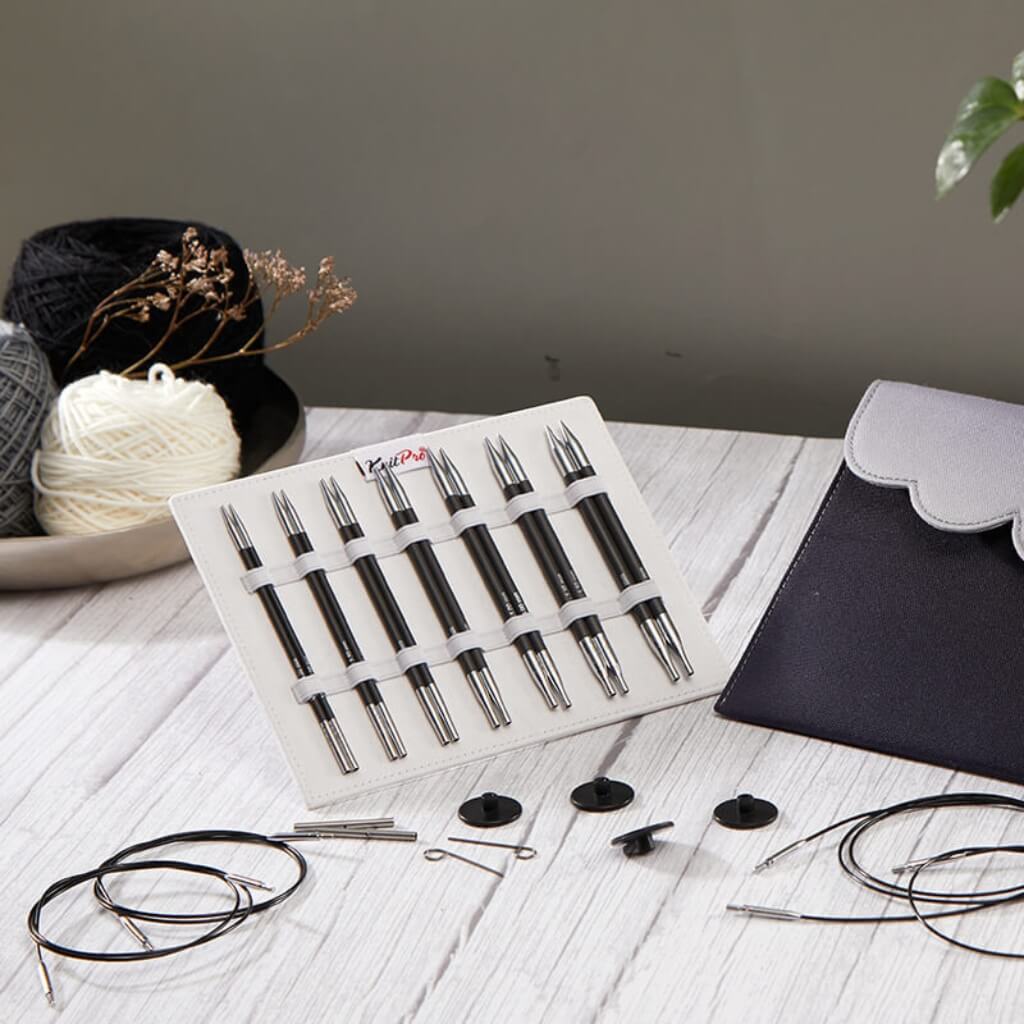 KnitPro Karbonz Midi Nadelspitzen Set bei bei bei bei bei bei bei Lieblingsgarn